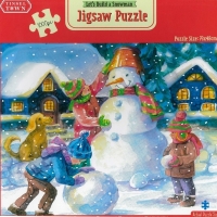 Puzzle Tinsel Town - Om de zapada, 1000 piese, 73 x 48 cm, RMS R01-1285-SNOWMAN